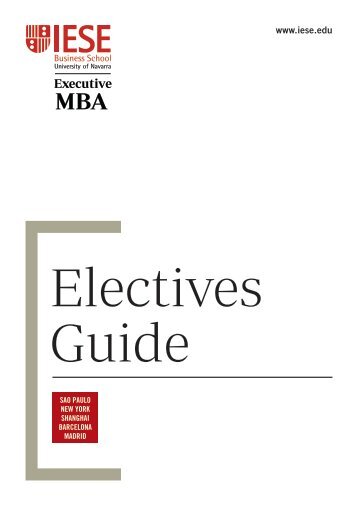 Electives-ExecutiveMBA