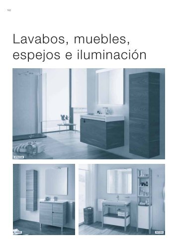 Lavabos muebles espejos e iluminación