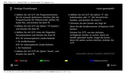 Sony KDL-32V5800 - KDL-32V5800 Istruzioni per l'uso Tedesco