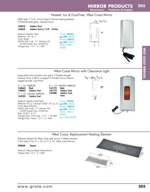 Mirror Products.qxd - Grote Industries