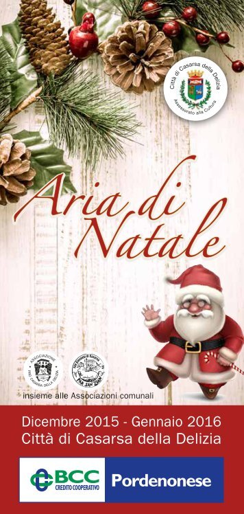 ARIA DI NATALE A CASARSA 2015 