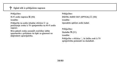 Sony KDL-32BX400 - KDL-32BX400 Istruzioni per l'uso Sloveno