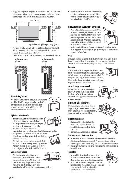 Sony KDL-46S2030 - KDL-46S2030 Istruzioni per l'uso Ungherese