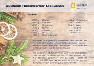 DORNER Print & Mail – Lebkuchenrezept