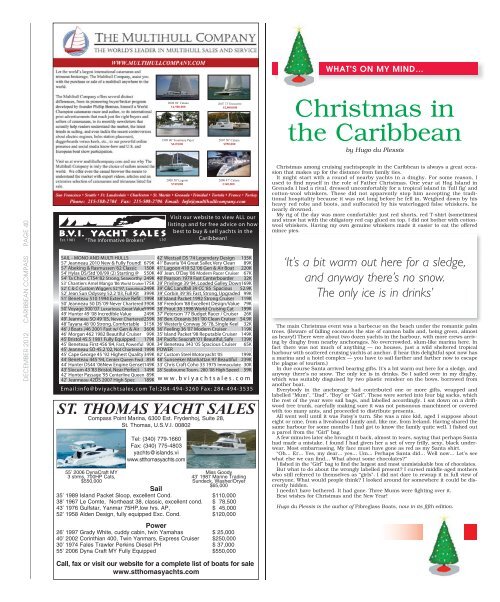 Subscribers - Click here - Caribbean Compass