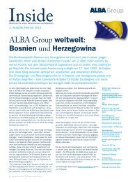 ALBA Group weltweit: Bosnien und Herzegowina - Interseroh