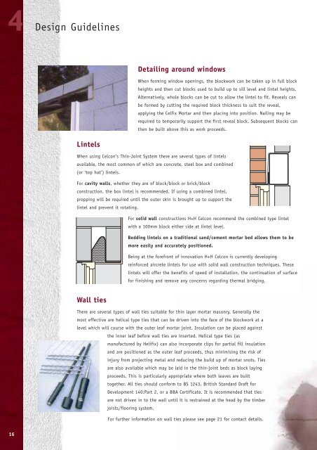 The Celcon Thin-Joint System A Definitive Guide - Masonry First