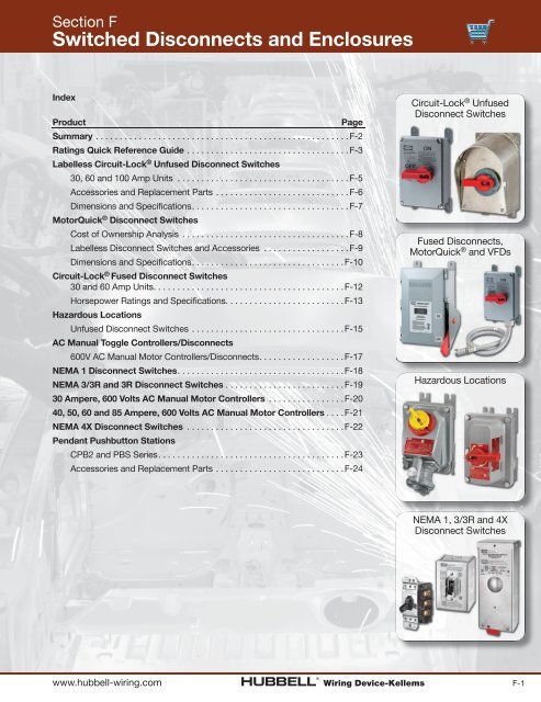 Switched Disconnects and Enclosures