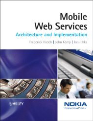 MOBILE WEB SERVICES Architecture and Implementation