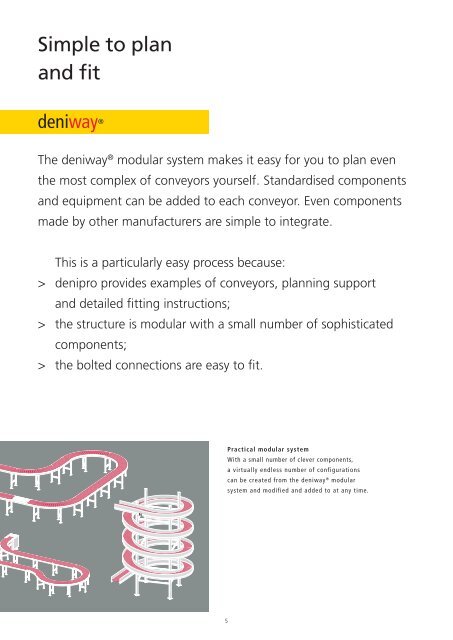 Conveying with ease The modular system for efficient conveying ...