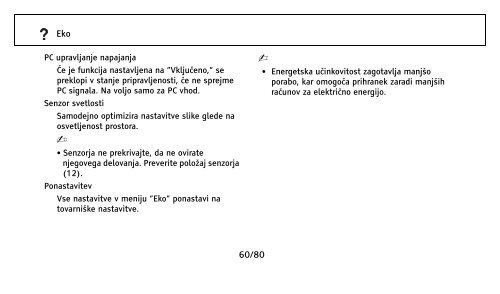 Sony KDL-40EX600 - KDL-40EX600 Istruzioni per l'uso Sloveno