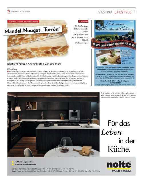 Die Inselzeitung Mallorca Dezember 2015