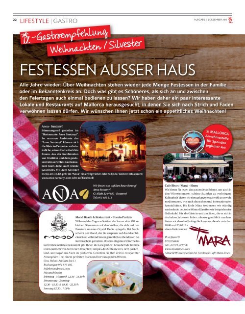 Die Inselzeitung Mallorca Dezember 2015