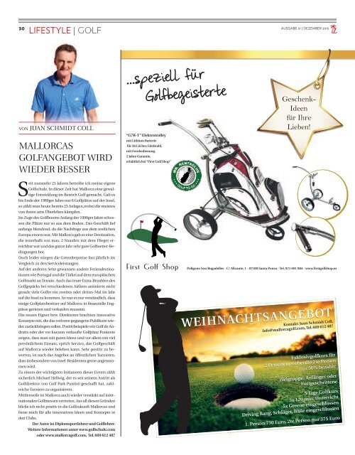 Die Inselzeitung Mallorca Dezember 2015