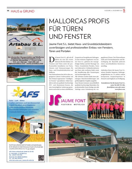 Die Inselzeitung Mallorca Dezember 2015
