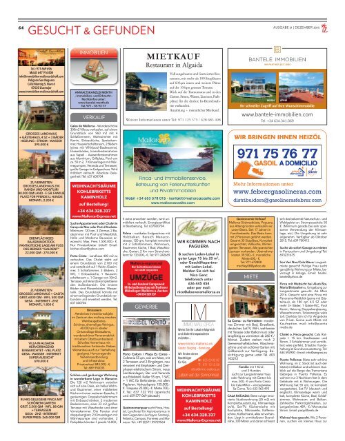 Die Inselzeitung Mallorca Dezember 2015