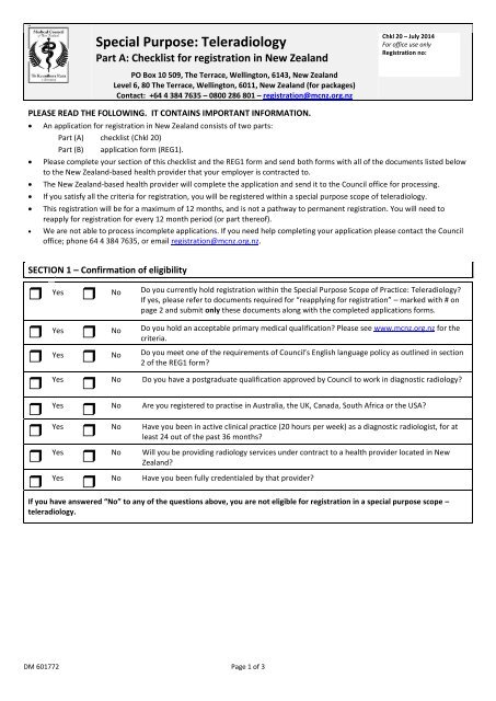 chckl20 - Medical Council of New Zealand