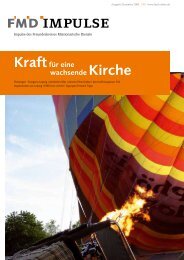 Kraftfür eine wachsende Kirche - Freundeskreis Missionarischer ...