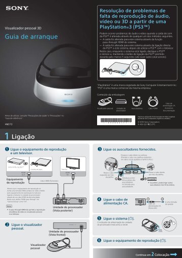 Sony HMZ-T2 - HMZ-T2 Guida di configurazione rapid Portoghese