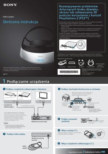 Sony HMZ-T2 - HMZ-T2 Guida di configurazione rapid Polacco