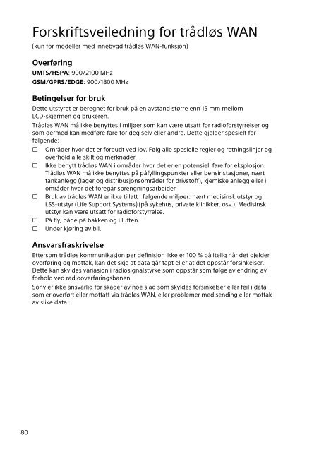 Sony SVE1712C1E - SVE1712C1E Documenti garanzia Danese