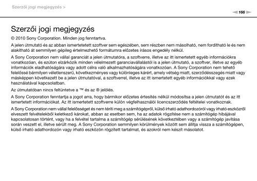 Sony VPCEB3A4E - VPCEB3A4E Istruzioni per l'uso Ungherese