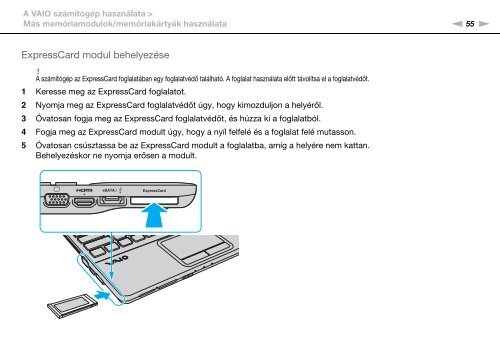 Sony VPCEB3A4E - VPCEB3A4E Istruzioni per l'uso Ungherese