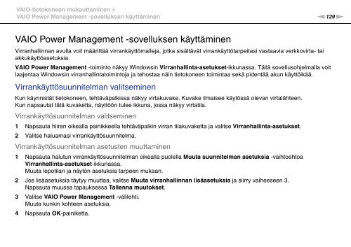 Sony VPCSE1L1E - VPCSE1L1E Istruzioni per l'uso Finlandese