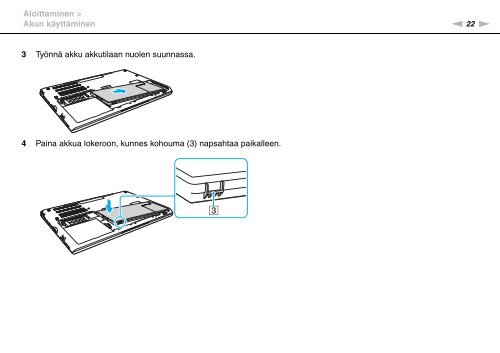 Sony VPCSE1L1E - VPCSE1L1E Istruzioni per l'uso Finlandese