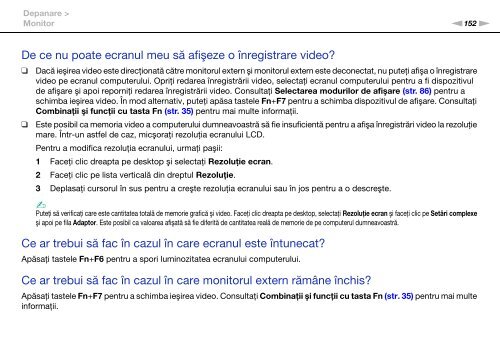 Sony VPCEB3A4E - VPCEB3A4E Istruzioni per l'uso Rumeno