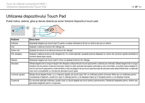 Sony VPCEB3A4E - VPCEB3A4E Istruzioni per l'uso Rumeno