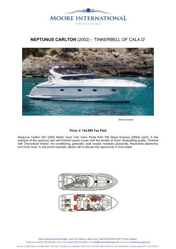 NEPTUNUS CARLTON (2002) - 'TINKERBELL OF CALA D'