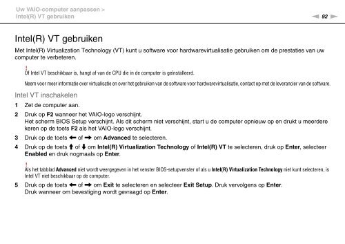 Sony VPCCW2C5E - VPCCW2C5E Istruzioni per l'uso Olandese