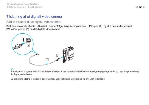 Sony VGN-NW21MF - VGN-NW21MF Istruzioni per l'uso Danese