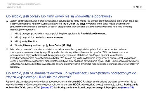 Sony VGN-NW21MF - VGN-NW21MF Istruzioni per l'uso Polacco