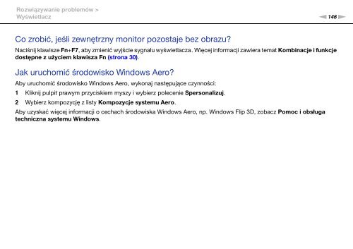 Sony VGN-NW21MF - VGN-NW21MF Istruzioni per l'uso Polacco