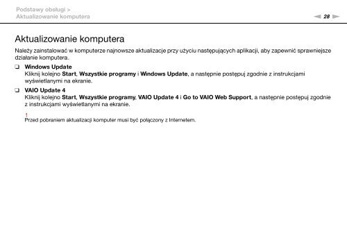 Sony VGN-NW21MF - VGN-NW21MF Istruzioni per l'uso Polacco