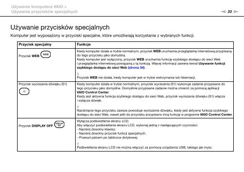 Sony VGN-NW21MF - VGN-NW21MF Istruzioni per l'uso Polacco