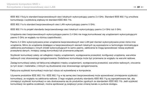 Sony VGN-NW21MF - VGN-NW21MF Istruzioni per l'uso Polacco