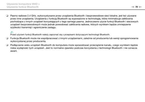 Sony VGN-NW21MF - VGN-NW21MF Istruzioni per l'uso Polacco