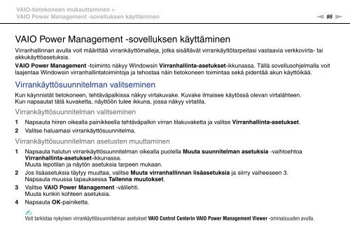 Sony VGN-NW21MF - VGN-NW21MF Istruzioni per l'uso Finlandese