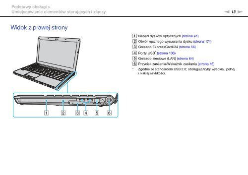 Sony VPCS13M1E - VPCS13M1E Istruzioni per l'uso Polacco