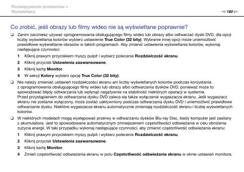 Sony VPCS13M1E - VPCS13M1E Istruzioni per l'uso Polacco