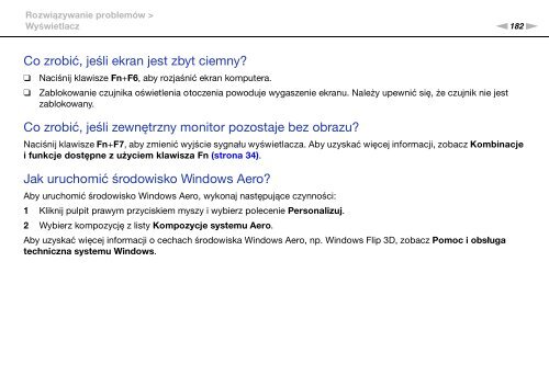 Sony VPCS13M1E - VPCS13M1E Istruzioni per l'uso Polacco