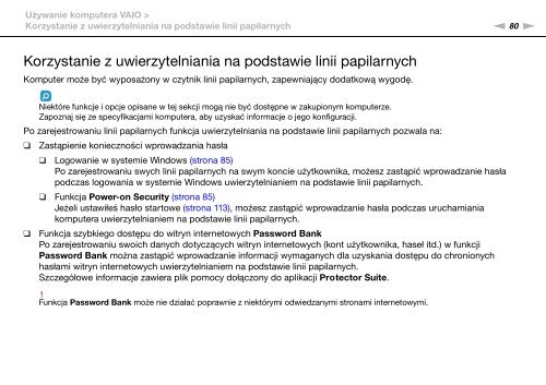 Sony VPCS13M1E - VPCS13M1E Istruzioni per l'uso Polacco