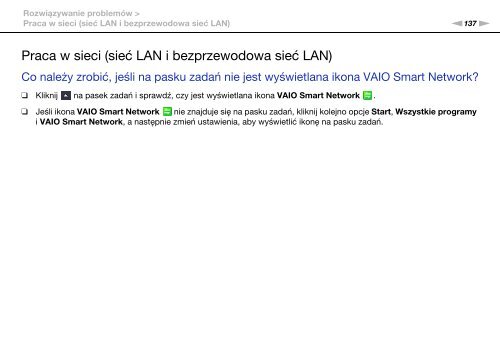 Sony VPCF24P1E - VPCF24P1E Istruzioni per l'uso Polacco