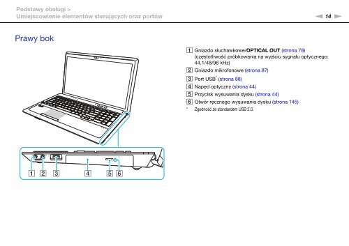 Sony VPCF24P1E - VPCF24P1E Istruzioni per l'uso Polacco