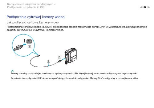 Sony VPCF24P1E - VPCF24P1E Istruzioni per l'uso Polacco