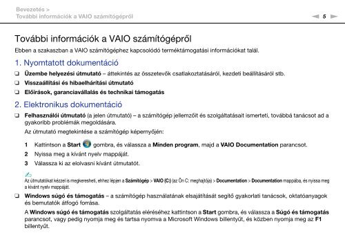 Sony VPCEB3E1R - VPCEB3E1R Istruzioni per l'uso Ungherese