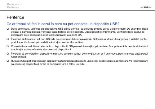 Sony VPCF13M8E - VPCF13M8E Istruzioni per l'uso Rumeno